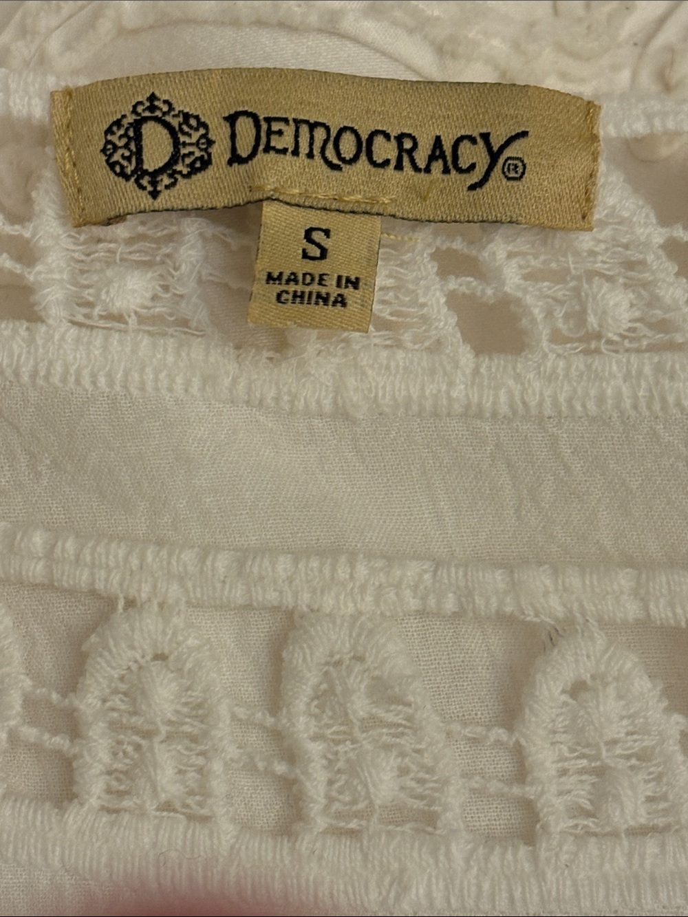 Democracy Lace Embroidered Top - Picture 3 of 5